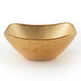 Custom Atlas Square Gold Glass Bowl (7.5