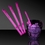 Custom 5" Single Color Pink Glow Swizzle Stick, Price/piece
