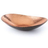 Custom Oval Bowl w/ Black Copper (12