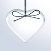 Custom Beveled Glass Ornament (Heart), 3 3/4