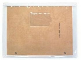 Custom Clear Vinyl Document/Sheet Protector w/ Slide Zipper.