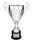 Custom Silver Plated Aluminum Cup Trophy w/ Plastic Base (9 3/4"), Price/piece