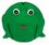 Custom Rubber Basketball Shaped Frog Dog Toy, Price/piece