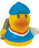 Custom Mini Rubber Baseball Duck