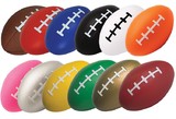 Custom Football Squeezies Stress Reliever, 3.5