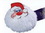 Custom Mophead Santa Weepul, 1 1/4" H X 1 1/4" W X 1 1/4" L, Price/piece