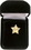 Custom 3/4" Polished Brass Star Lapel Pin (Leadership), Price/piece