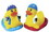 Custom Rubber Pool Party Duck Toy, 4" L x 3 1/2" W x 3 3/4" H, Price/piece