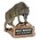 Custom Wolf School Mascot Sculpture w/Engraving Plate, 5 7/8" H x 4 7/8" W x 5 1/2" D, Price/piece
