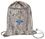 Custom Digital Camo Drawstring Tote Bag with Zipper (15"x18-3/4"), Price/piece
