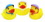 Custom Rubber Teeny Weeny Baby Bonnet Duck, 3/4" L x 3/4" W x 3/4" H, Price/piece