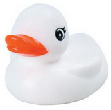 Custom Snow Rubber Duck, 3 3/4