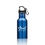 Custom Wide Mouth Bottle with Carabiner - 16oz Blue, 2.75" W x 8.5" H, Price/piece