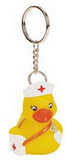 Custom Rubber Nurse Duck Key Chain