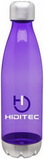 Custom 25 Oz. Purple H2Go Impact Bottle, 10.5
