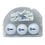 Custom Golf Tournament Gift Pack w/3 Top Flite Golf Balls & (18) 2 3/4" Tees, Price/piece