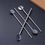 Custom 2 in 1 Metal Straws With Spoon, Mixing Spoon Straw, 0.25" Diameter x 7.40" H, Price/piece