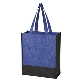 Custom Crosshatch Mini Non-Woven Tote Bag, 10" W x 12" H x 4 1/2" D