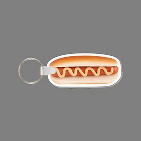Key Ring & Full Color Punch Tag - Hot Dog
