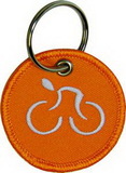 Custom Embroidered Keytag - Double-Sided, 2