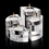 Custom Saks Crystal Candle Holder Set of 4, 1 3/4" W x 3 1/2" H, Price/piece