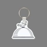 Key Ring & Punch Tag - Food Tray With Dome (Steaming)