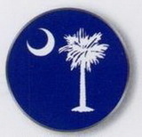 Custom Stock Ball Markers (South Carolina Flag)