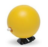 Custom FIDO-DIDO Round Ball w/ Walking Feet Stress Reliever Squeeze Toy