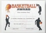 Custom Stock Certificate (Basketball)