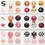 Custom Phone Button Stickers Set 6PCS, 2/5" L x 2/5" W, Price/piece