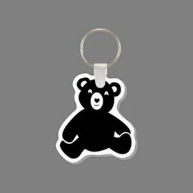 Custom Key Ring & Punch Tag - Teddy Bear