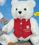 Custom Good Buy Bears Stuffed White Bear, Price/piece