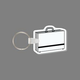 Key Ring & Punch Tag - Briefcase Outline