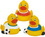 Custom Rubber Sizzling Soccer Duck, Price/piece