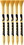 Custom 5 Pack of Bamboo Golf Tees, 2 3/4" L, Price/piece
