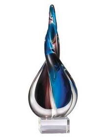 Custom 15.5" Art Glass Award