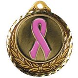 Custom Stock Medallions (Pink Ribbon) 2 3/4