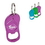Custom Sandal Shaped Bottle Opener Keychain, 2.6" L x 1.25" W, Price/piece