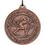 Custom Male Track Team w/ Wreath Border J Series Medal (2"), Price/piece