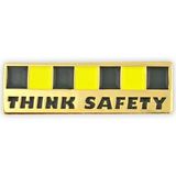 Blank Think Safety Pin, 1 1/8