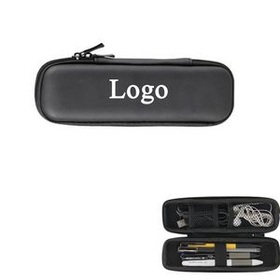 Custom Pencil Case Earphone Data Cable Storage Bag, 7.87"" L x 2.36"" W x 1.18"" H