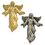 Blank Angel Pin With Flowing Dress Pin- Gold Or Silver, 1 1/8" H, Price/piece