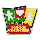 Blank School Volunteer Pin