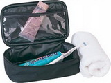 Custom Toiletry Travel Kit with Top Carry Handle