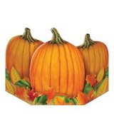 Custom Fall Harvest Stand Up Pumpkin Decoration, 3 1/2' L x 24 1/2