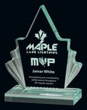 Custom Maple Leaf Acrylic Award, 8.75