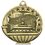 Custom 2" Academic Performance Medal Perfect Attendance In Gold, Price/piece