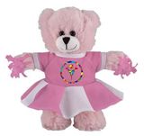 Custom Soft Plush Pink Bear in Cheerleader Outfit 12