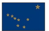 Custom Nylon Alaska State Indoor/ Outdoor Flag (2'x3')