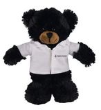Custom Soft Plush Black Bear in Doctor's Jacket 8